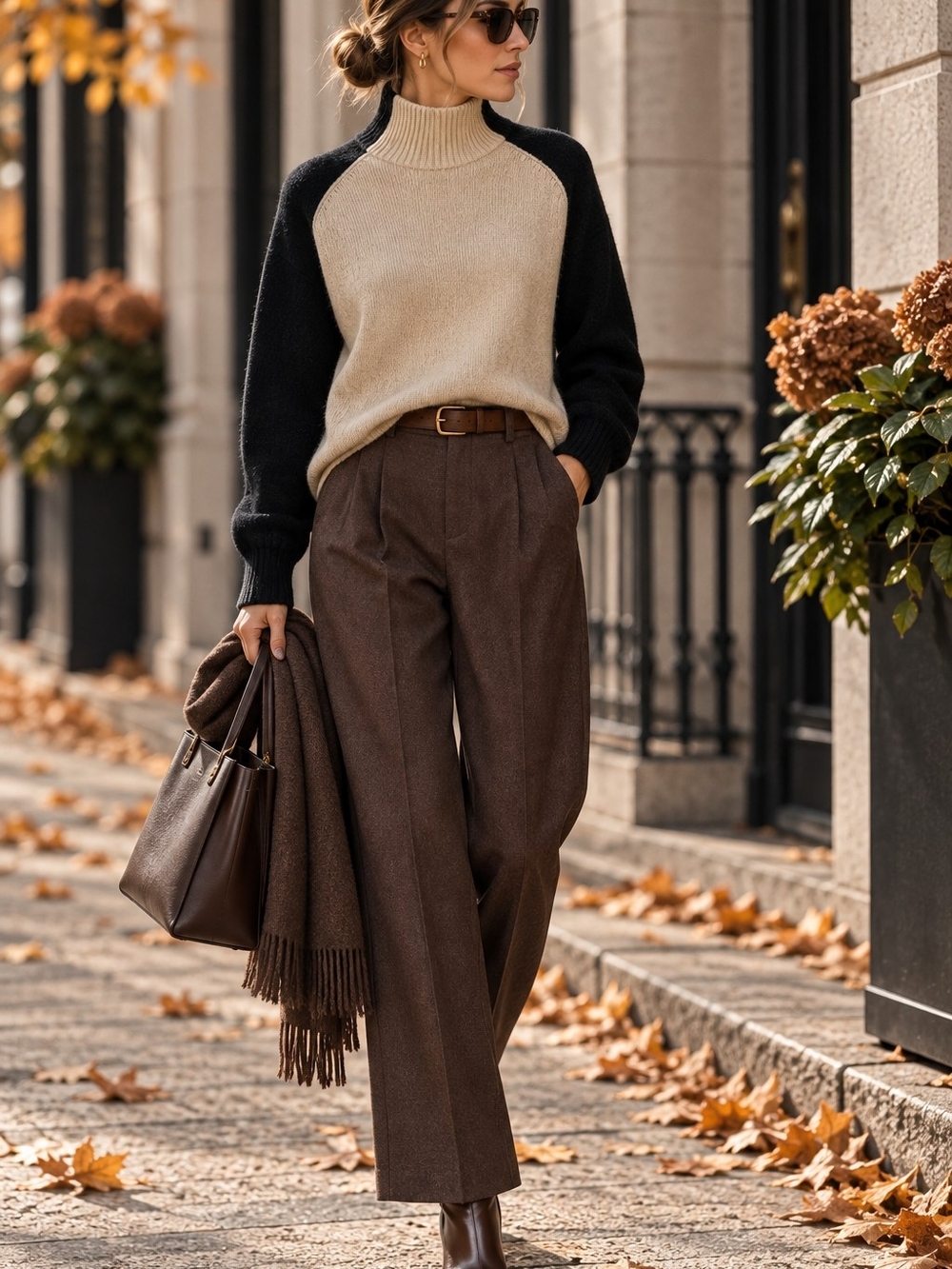 Hugo Boss Wool Yack Cashmere mock-neck Sweater
